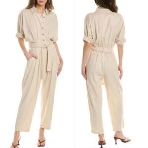 NWT Blank NYC Linen-Blend Jumpsuit